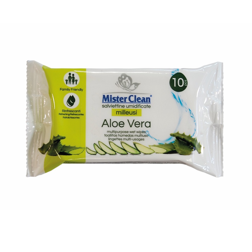 Våtservetter baby Mister Clean med Aloe Vera