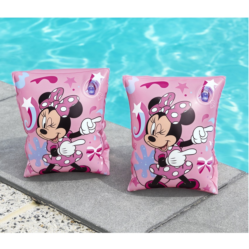 Ujumiskätised Minnie Mouse Pink