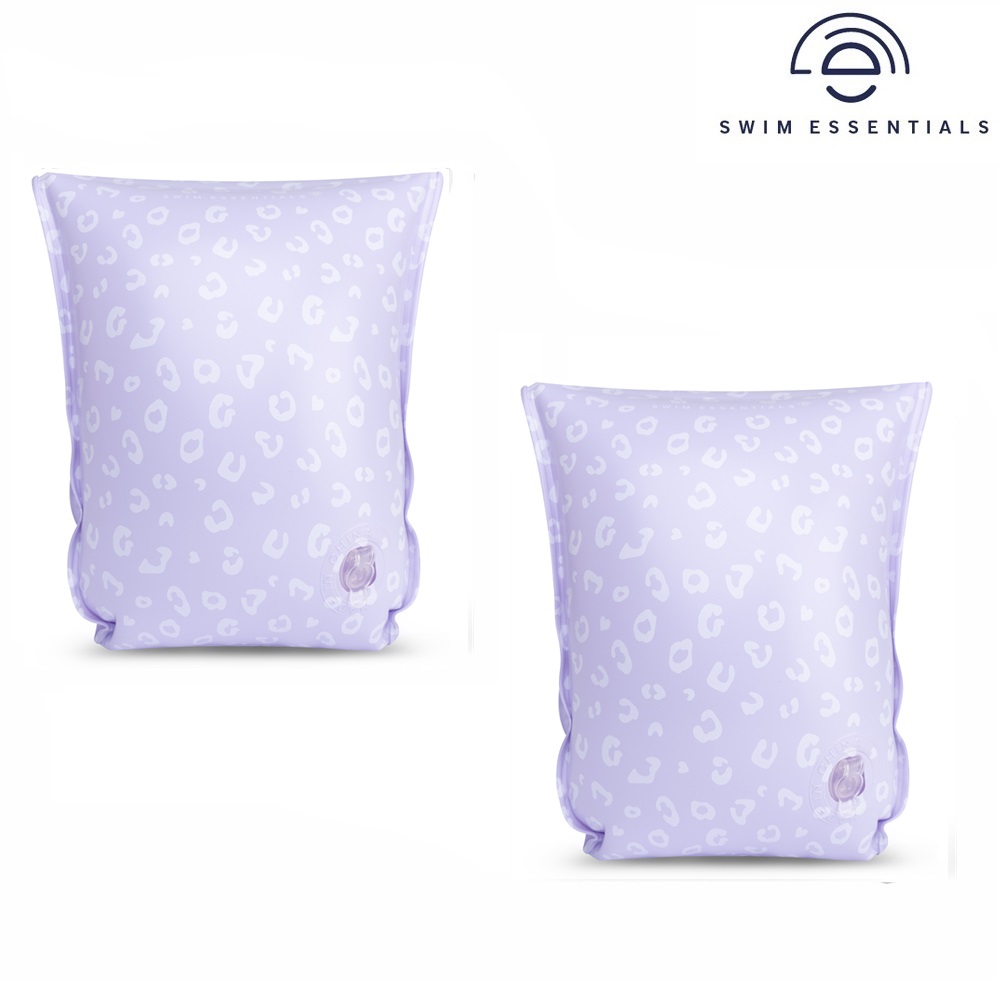 Laste ujumiskätised Swim Essentials Lilac Leopard