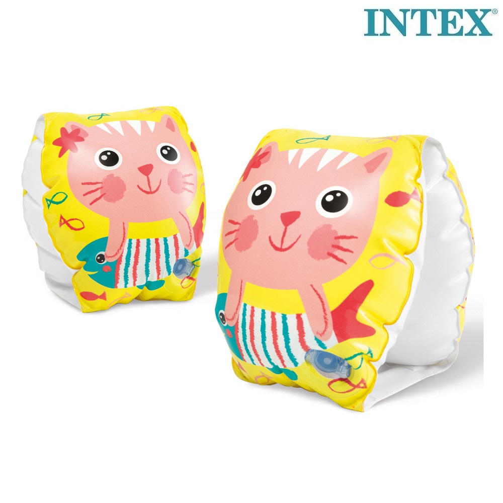 Ujumiskätised Intex Happy Kitten