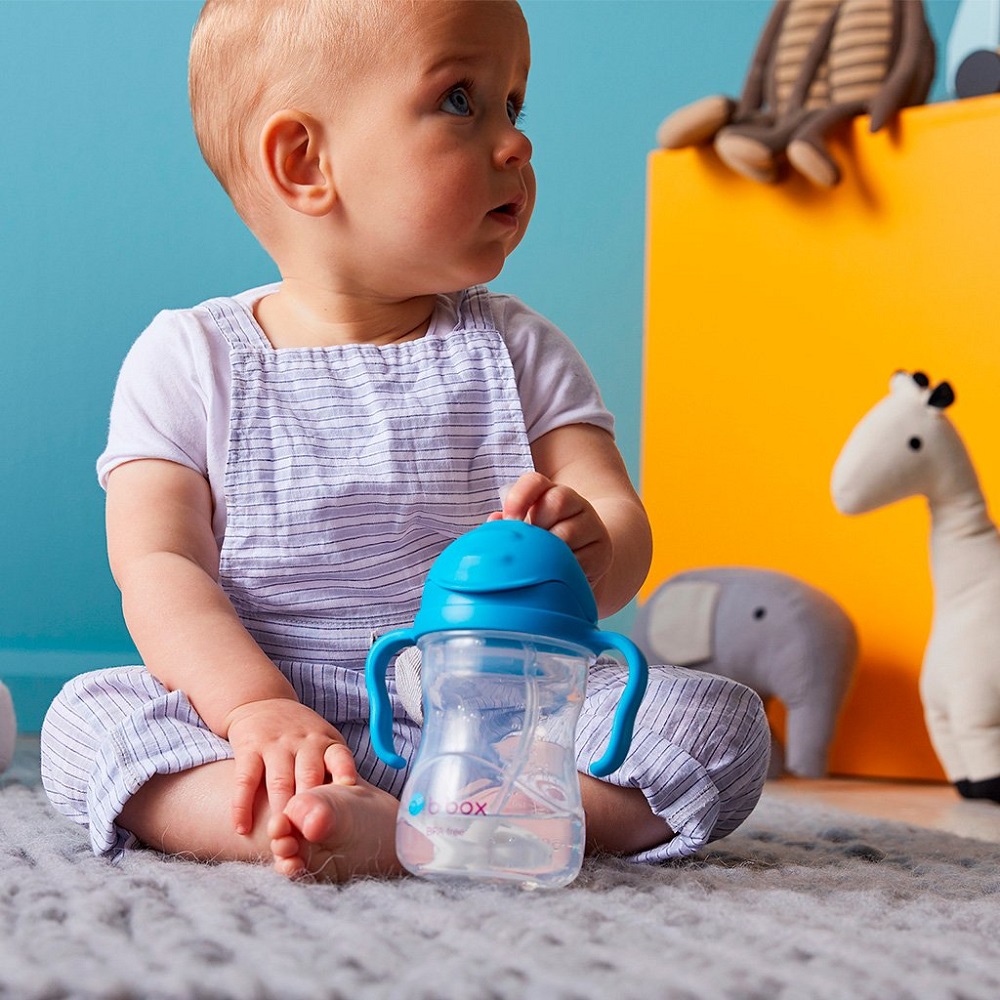 Laste kõrrega joogipudel Bbox Sippy Cup Cobolt sinine