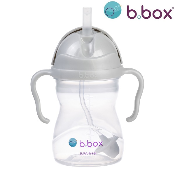 Beebi kõrrega joogipudel B.box Sippy Cup Grey