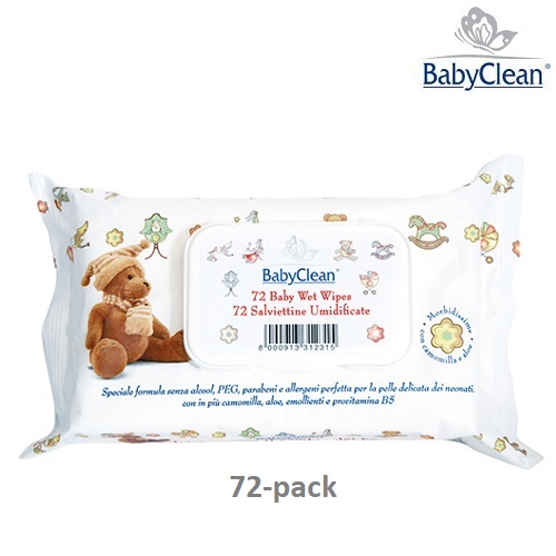 Våtservetter till baby BabyClean 72-pack