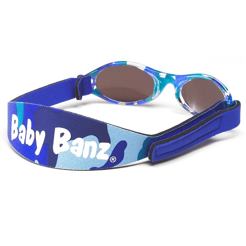 Laste päikeseprillid BabyBanz Blue Camo