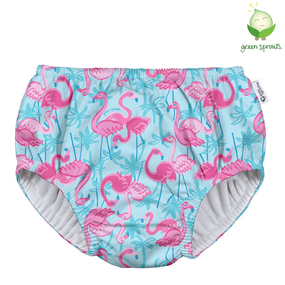 Ujumismähkmed Green Sprouts Eco Pull-Up Flamingos