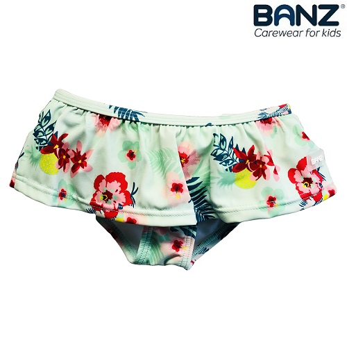 Laste Bikiinipüksid Banz Mint Floral
