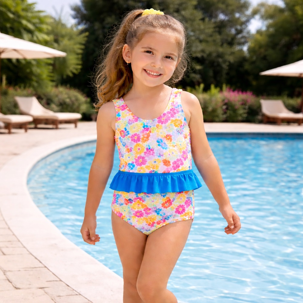 Laste ujumistrikoo Playshoes Flowers Allover Laste ujumistrikoo Playshoes Flowers Allover