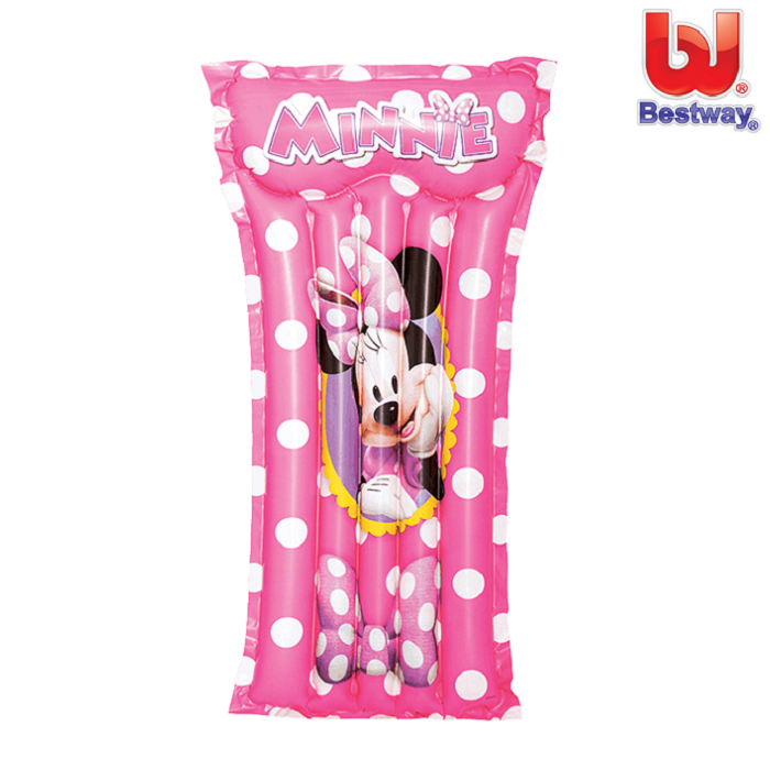 Ujumismadrats täispuhutav Bestway Minnie Mouse