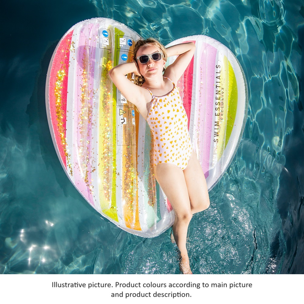 Laste täispuhutav ujumismadrats Swim Essentials Heart