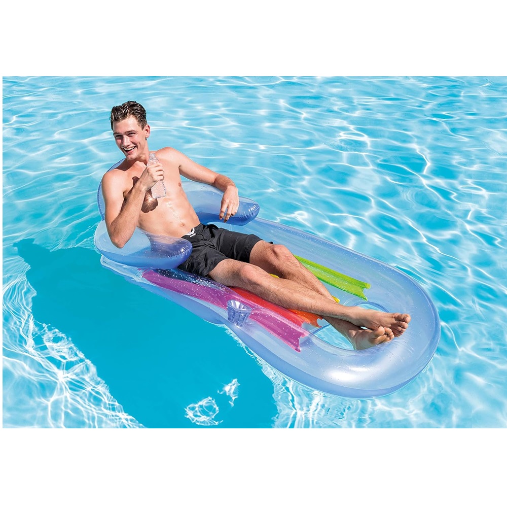 Ujumismadrats Intex King Kool Lounge Blue