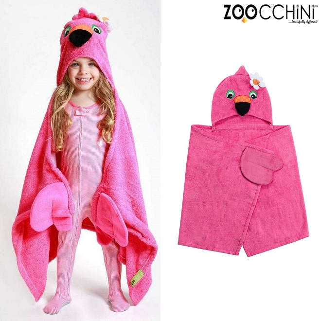 Laste hommikumantel pontso Zoocchini Flamingo