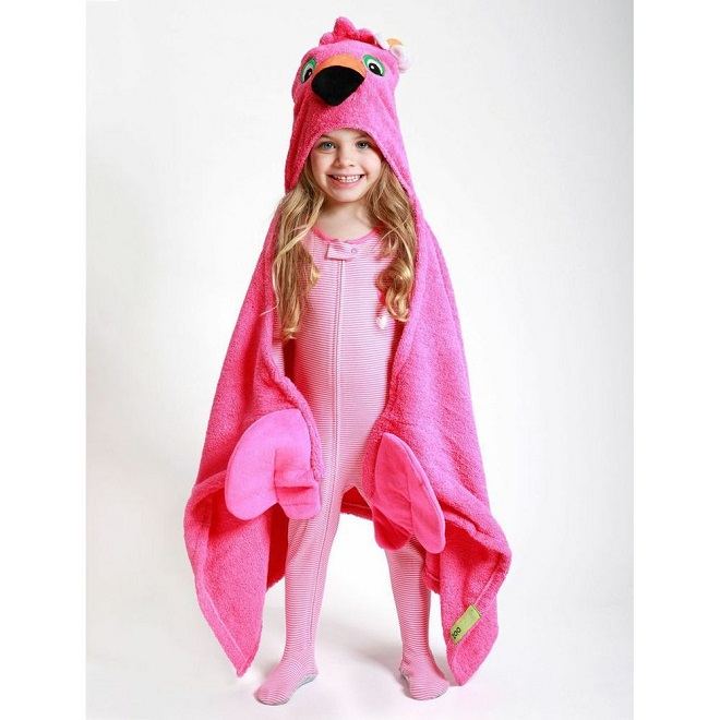Laste hommikumantel pontso Zoocchini Flamingo