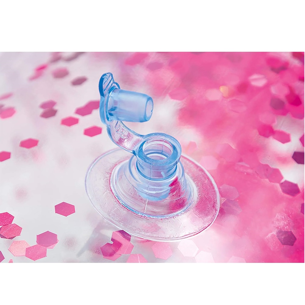 Ujumisrõngas Intex Glitter Life Pink