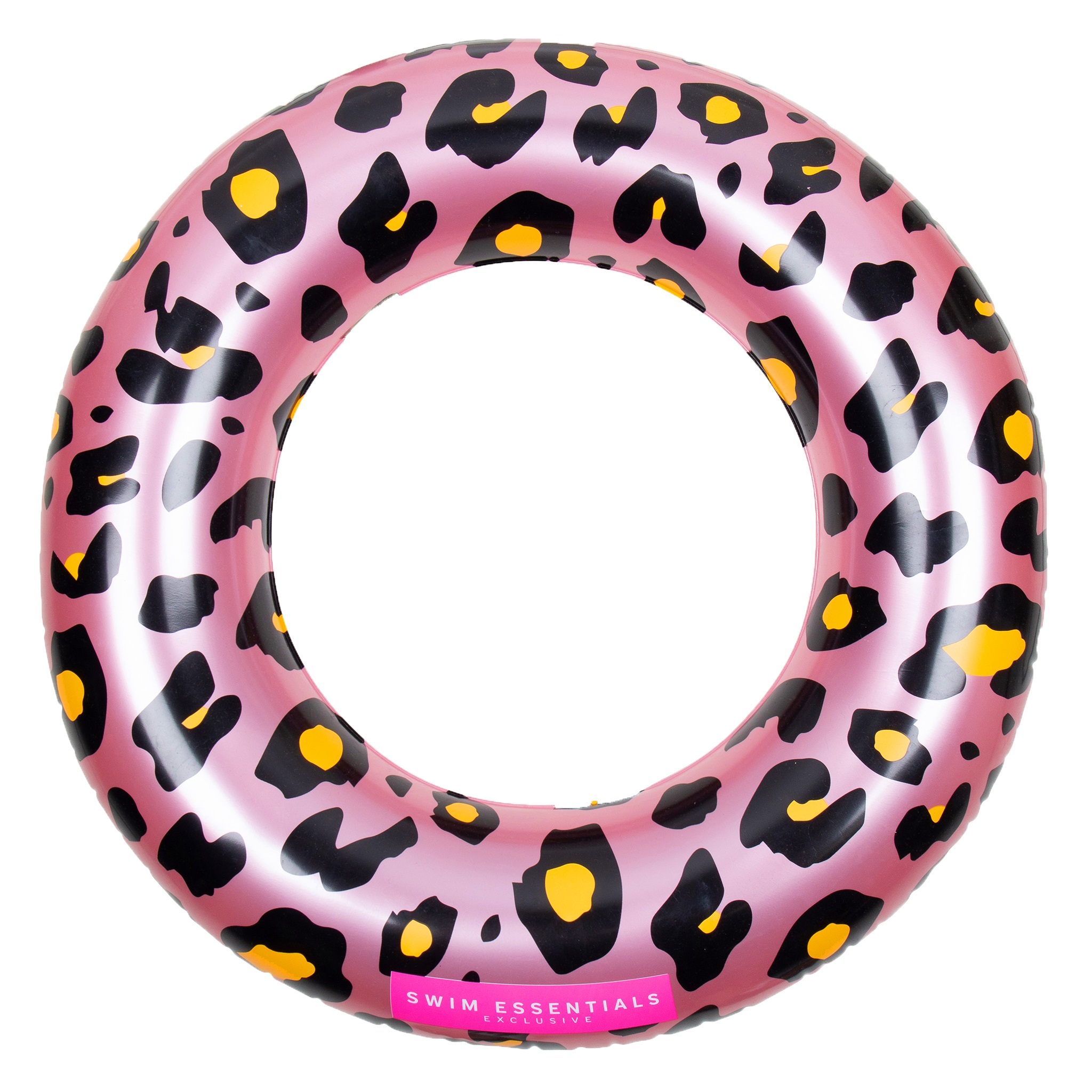 Ujumisrõngas Swim Essentials Pink Leopard XL