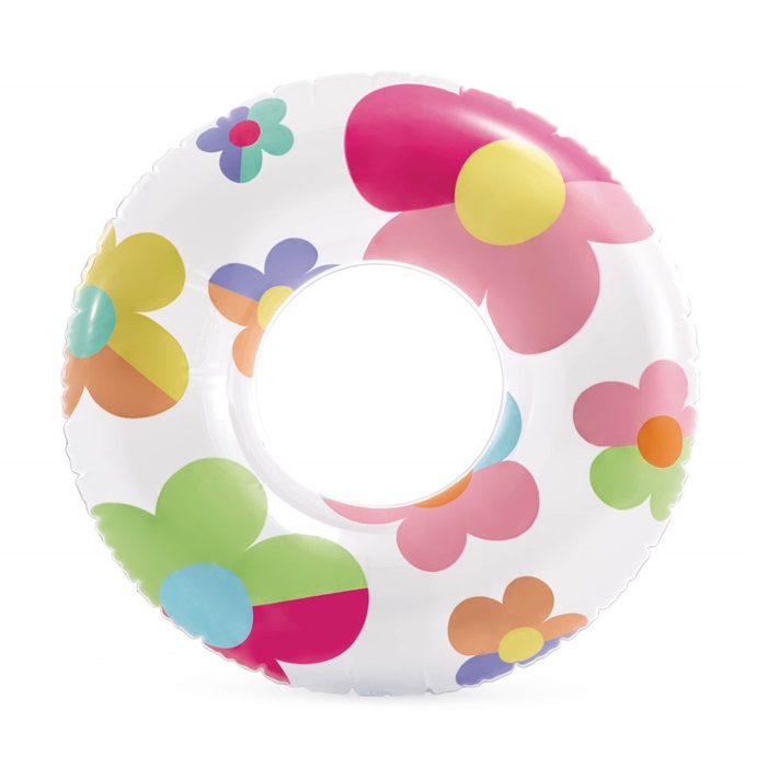 Ujumisrõngas Intex Whimsical Flowers