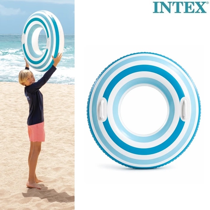 Ujumisrõngas Intex Twisty Blue XL