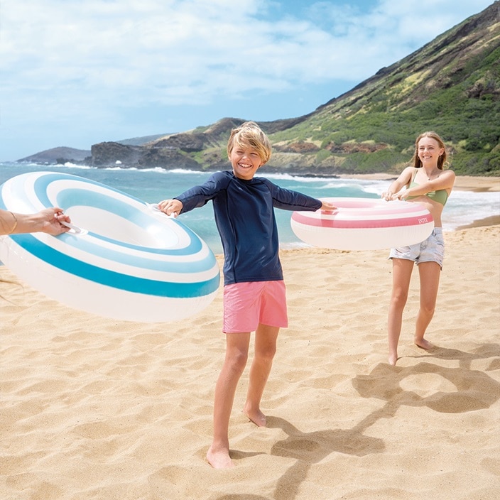 Ujumisrõngas Intex Twisty Blue XL