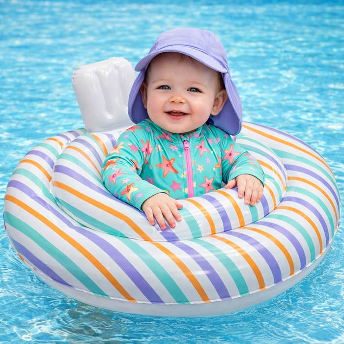Beebi Ujumisrõngas - Swim Essentials Rainbow Stripe Beebi Ujumisrõngas - Swim Essentials Rainbow Stripe