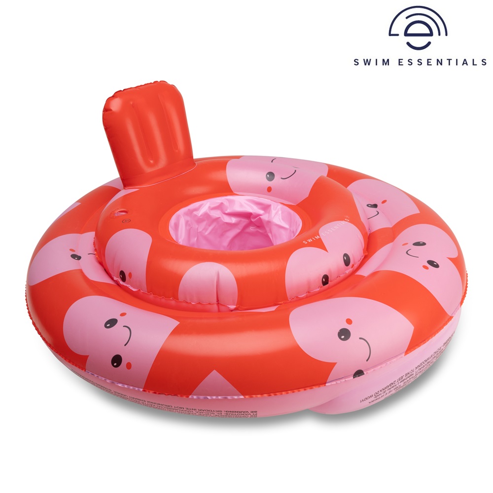 Beebi ujumisrõngas Swim Essentials Pink Hearts