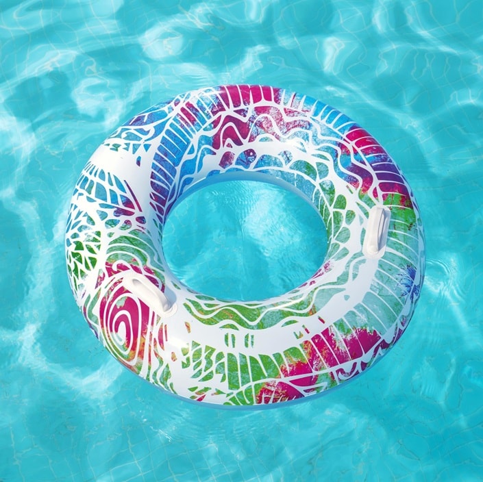 Ujumisrõngas Bestway Summers Swirl Blue
