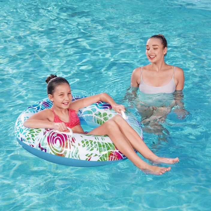 Ujumisrõngas Bestway Summers Swirl Blue