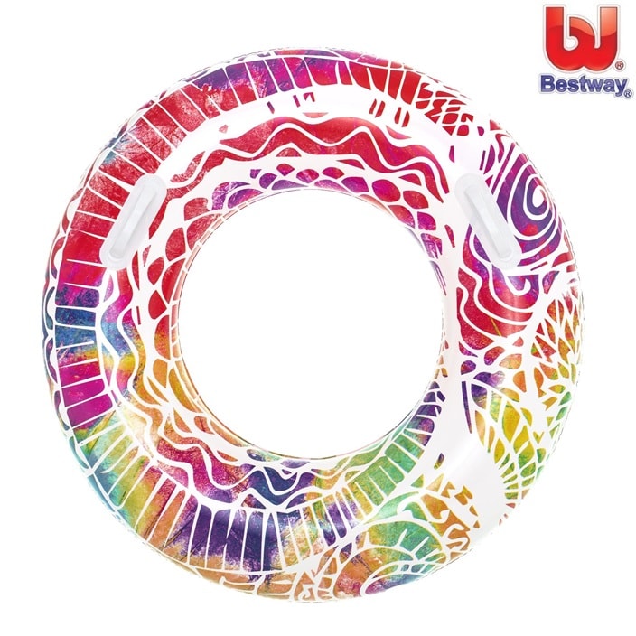 Ujumisrõngas Bestway Summers Swirl Red