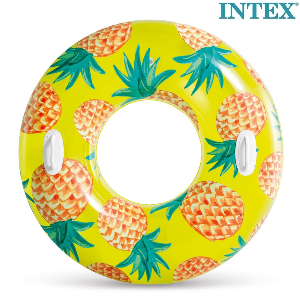 Ujumisrõngas XL Intex Pineapple