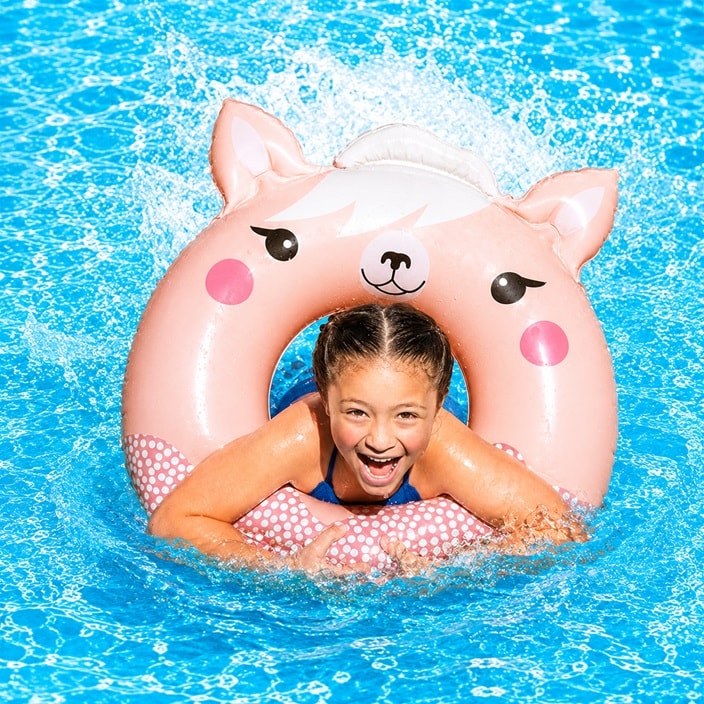 Ujumisrõngas - Intex Cute Animal Tube Laama