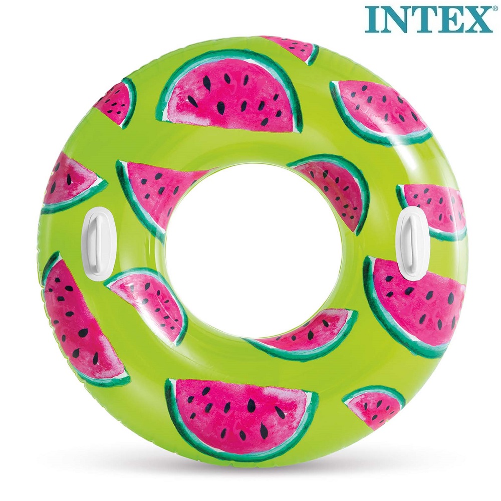 Ujumisrõngas XL Intex Watermelon