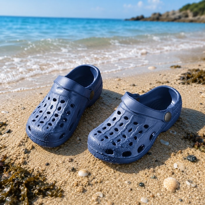Laste Rannasandaalid - Playshoes Eva Clogs Marine