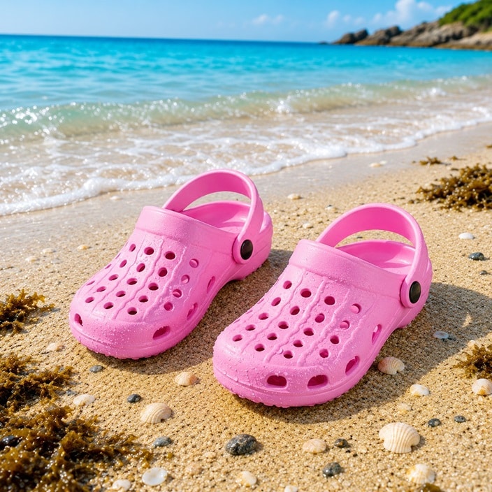 Laste Rannasandaalid - Playshoes Eva Clogs Pink