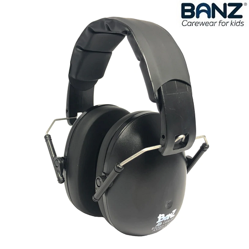 Laste kaitsvad kõrvaklapid Banz Kidz Black Onyx