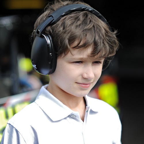 Laste kaitsvad kõrvaklapid Banz Kidz Black Onyx