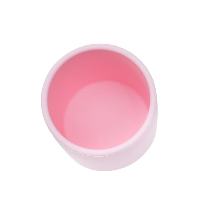 Laste silikonist joogtass We Might Be Tiny Powder Pink