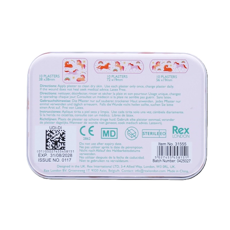 Laste Plaastrid - Rex London Unicorns