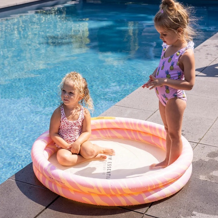 Laste täispuhutav bassein Swim Essentials Pink Zebra