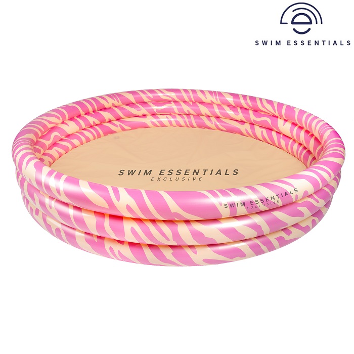 Laste täispuhutav bassein Swim Essentials Pink Zebra