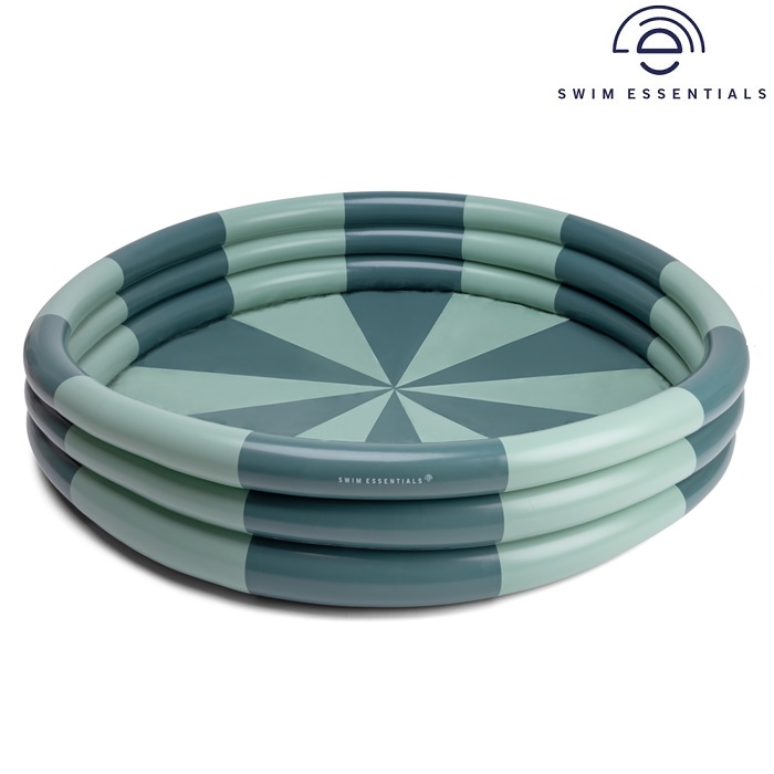 Laste täispuhutav bassein Swim Essentials Green Stripes