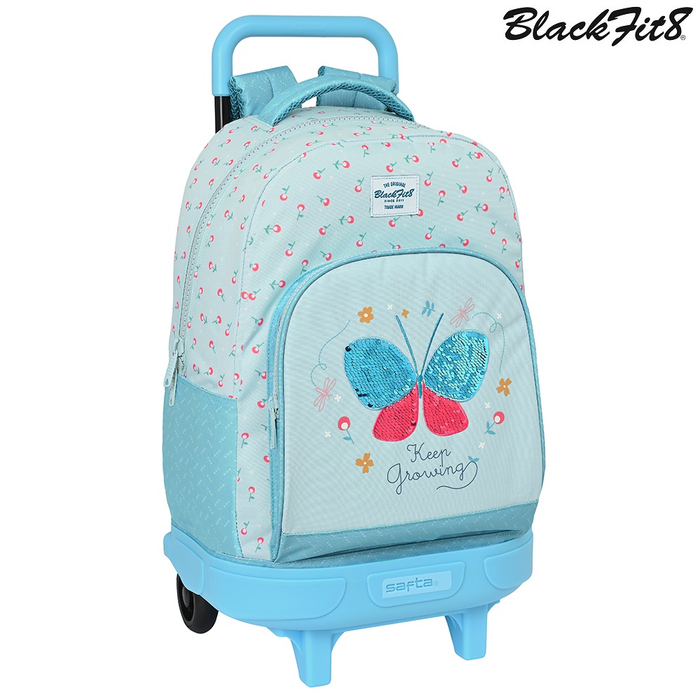 Laste kohver Trolley Backpack Blackfit8 Butterfly