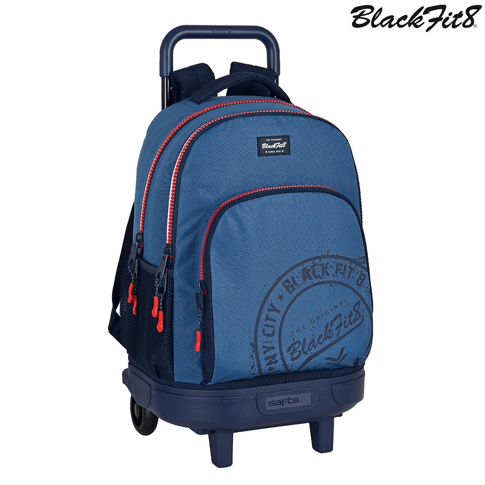 Laste kohver Trolley Backpack Blackfit8 Stamp