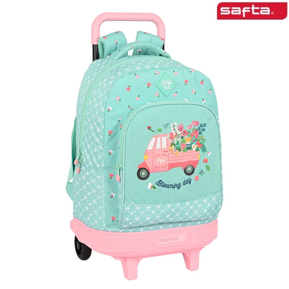 Laste kohver Trolley Backpack Glowlab Kids Clouds