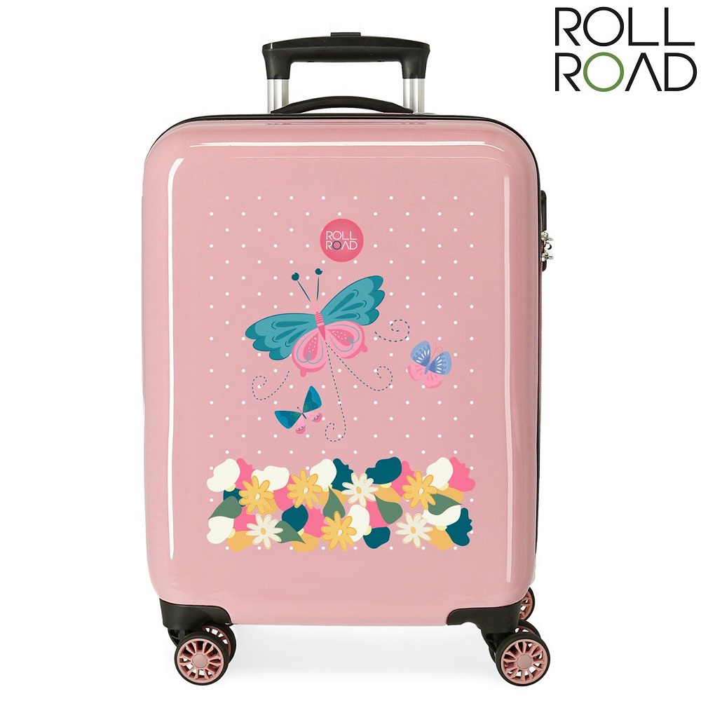 Laste kohver Roll Road Precious Flowers ABS