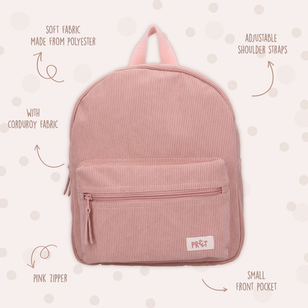 Laste Seljakott - Prêt Ridge and Row Pink
