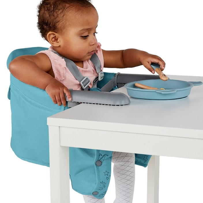 Laste Söögitool - Trunki Clamp & Dine Blue