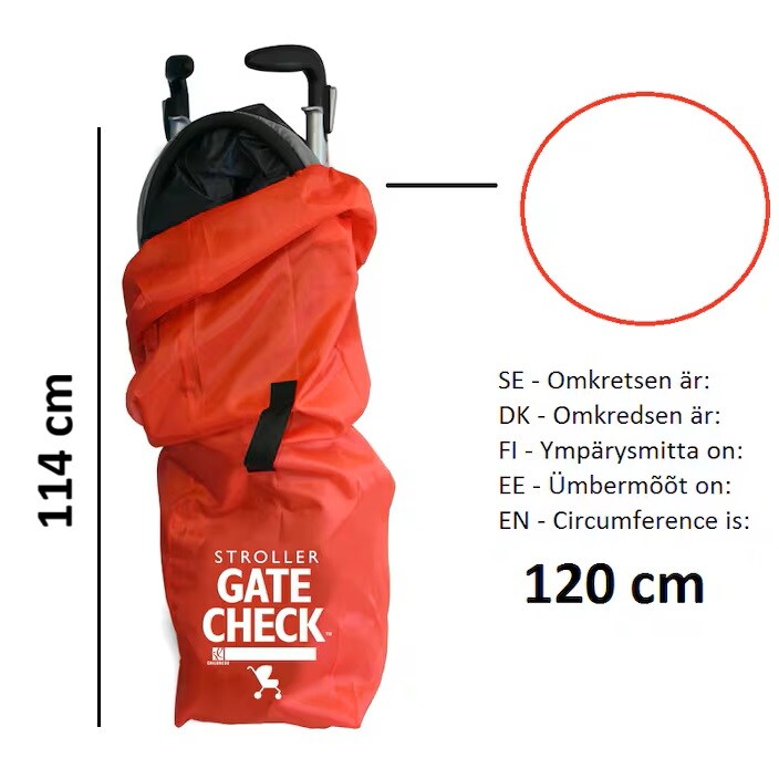 Transpordikott Kergkärule - Gate Check Punane