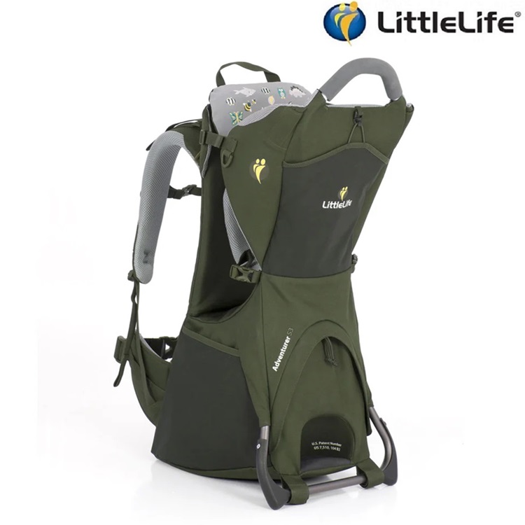 Lapsekandekott LittleLife Adventurer S3 Green