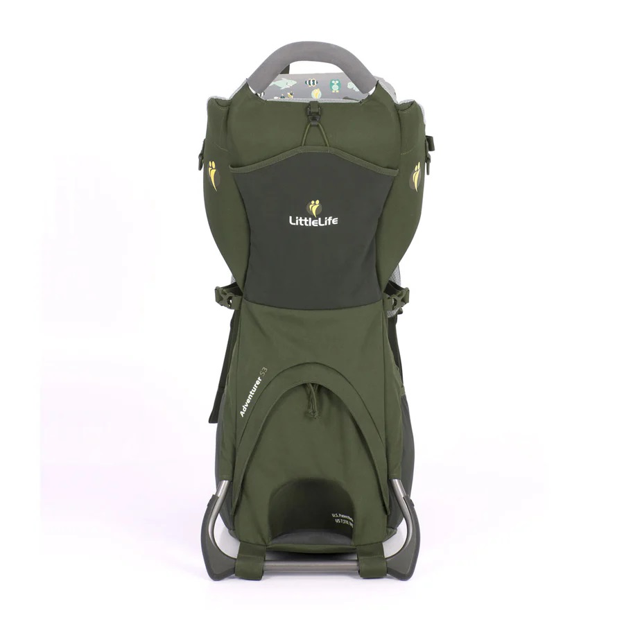 Lapsekandekott LittleLife Adventurer S3 Green