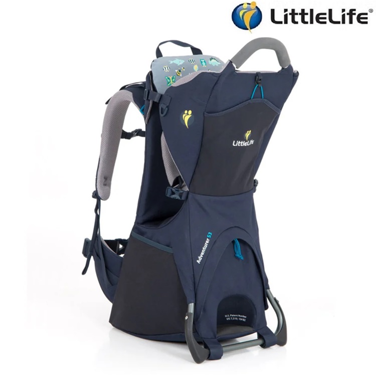 Lapsekandekott LittleLife Adventurer S3 Navy