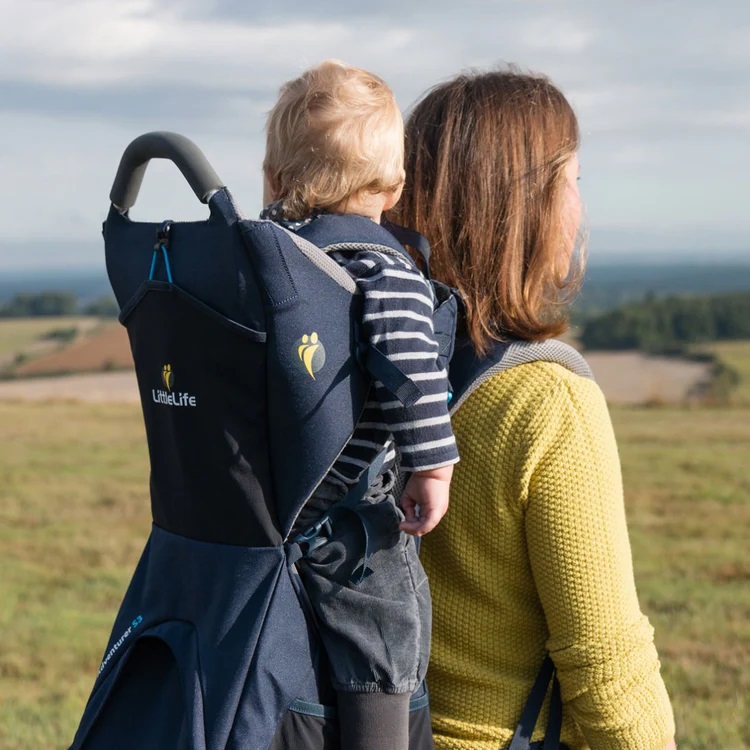 Lapsekandekott LittleLife Adventurer S3 Navy