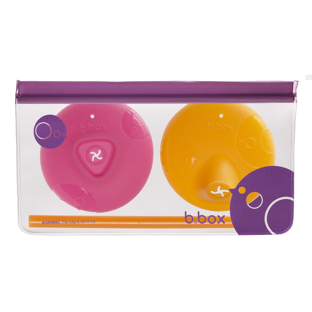 Silikoonkaaned B.box Silicone Lids Strawberry Shake
